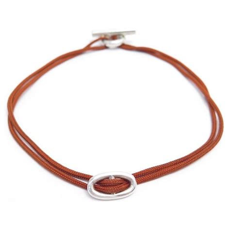 collier hermes orange